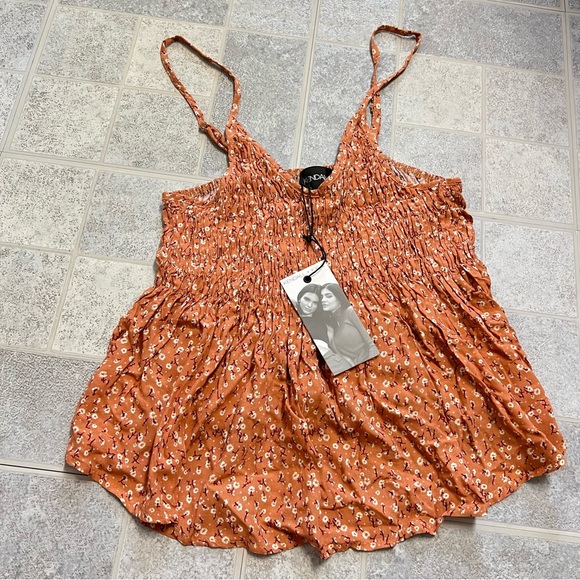 Kendall Smocked Top - Harvest Floral main image 1